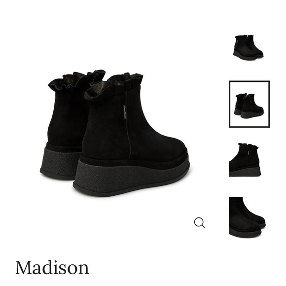 Marco Moreo Madison Boots, Black Suede NEW - Picture 3 of 10